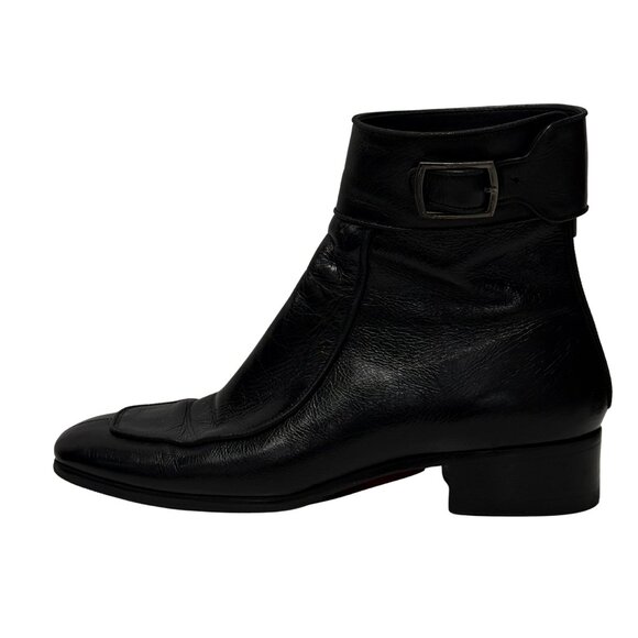 $2190 Saint Laurent miles bootie baby boots size 10 / 40 - Picture 1 of 6